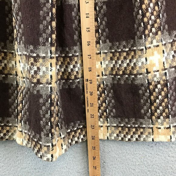 VIntage 1960s Wool Darlenette Teen Mate High Waisted Pencil Skirt size 14 - Picture 8 of 10